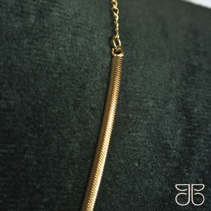 GARGANTILHA SNAKE CRUZADO