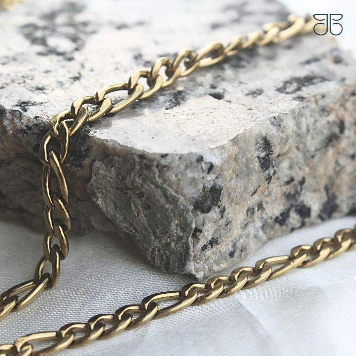 CORRENTE FÍGARO AÇO INOX STILL MASCULINA