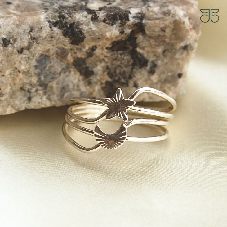 ANEL LUA ESTRELA DIAMANTADO