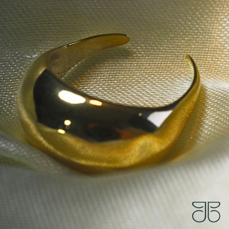 ANEL REGULAVEL BAGUETE GG LISO