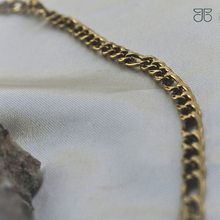 CORRENTE MASCULINA 70CM AÇO STEEL