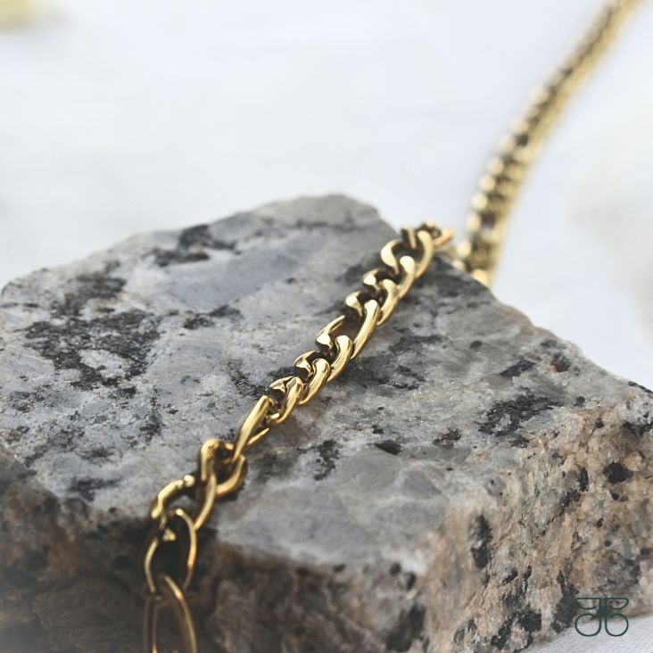 CORRENTE MASCULINA 70CM AÇO STEEL