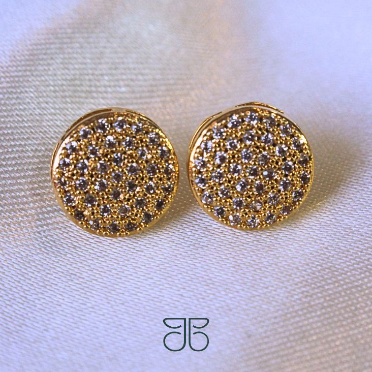 BRINCO CHUVEIRO REDONDO OURO