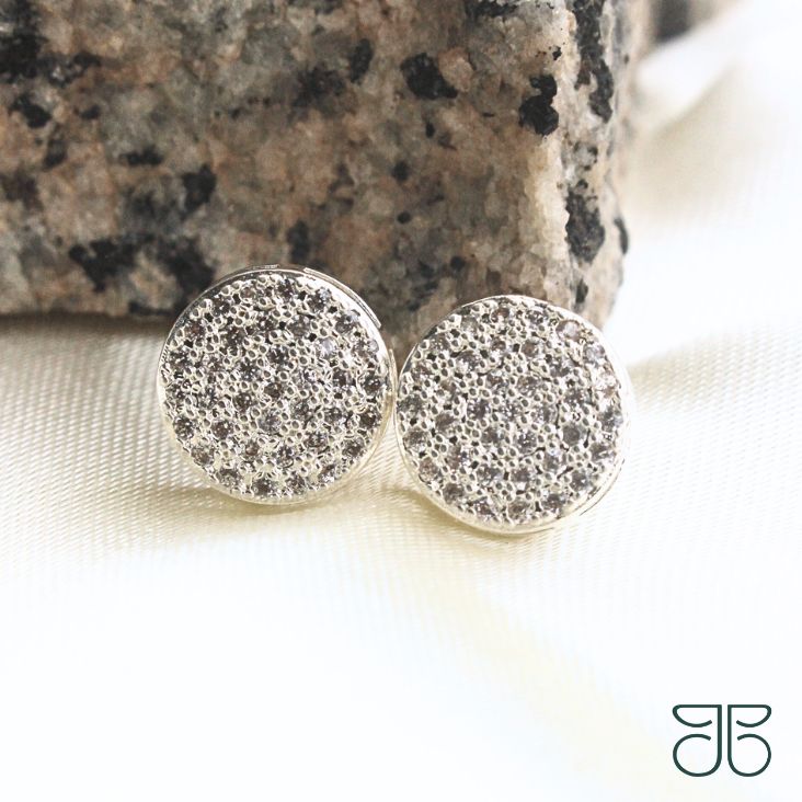 BRINCO CHUVEIRO REDONDO PRATA