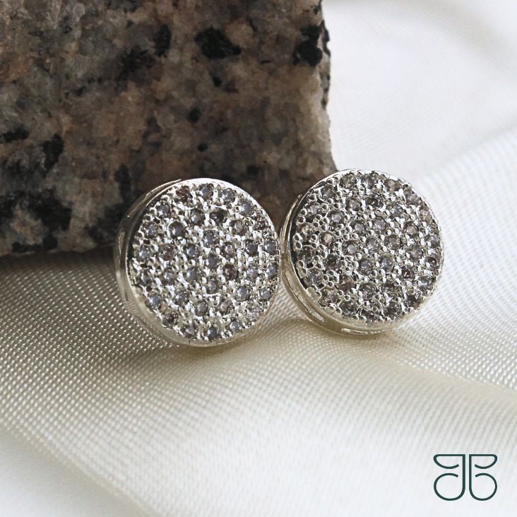 BRINCO CHUVEIRO REDONDO PRATA