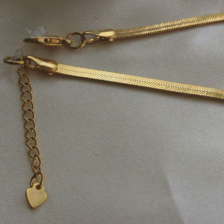 PULSEIRA FITA 4mm 22cm OURO