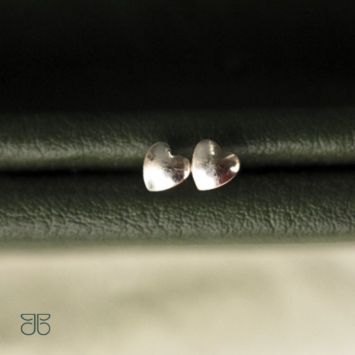 BRINCO CORAÇÃO CHAPA P PRATA 925