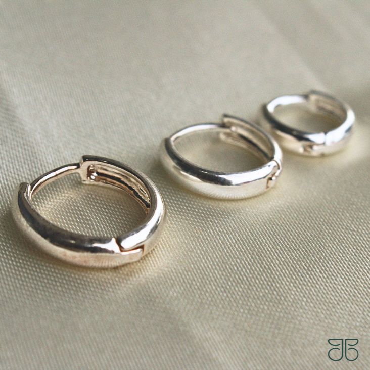 TRIO ARGOLAS LISA FINA PRATA