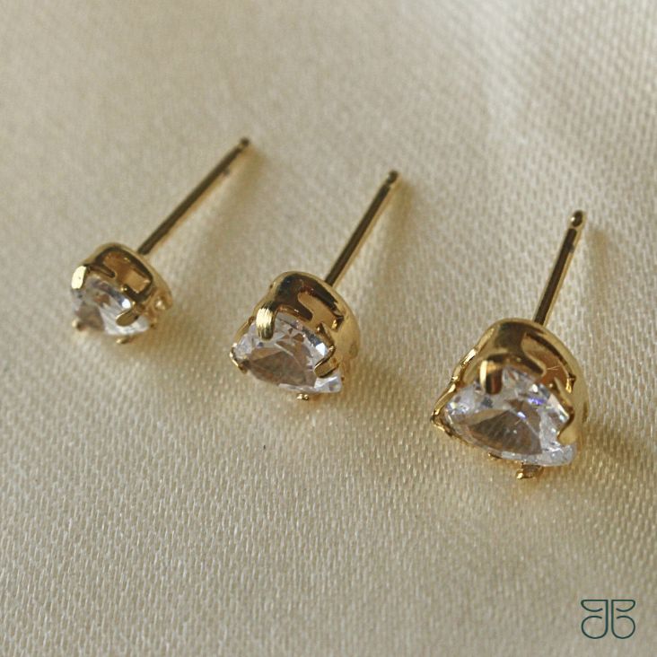 TRIO CORAÇÃO ZIRCÔNIA CAIXA ALTA