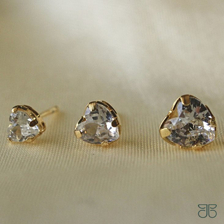 TRIO CORAÇÃO ZIRCÔNIA CAIXA ALTA