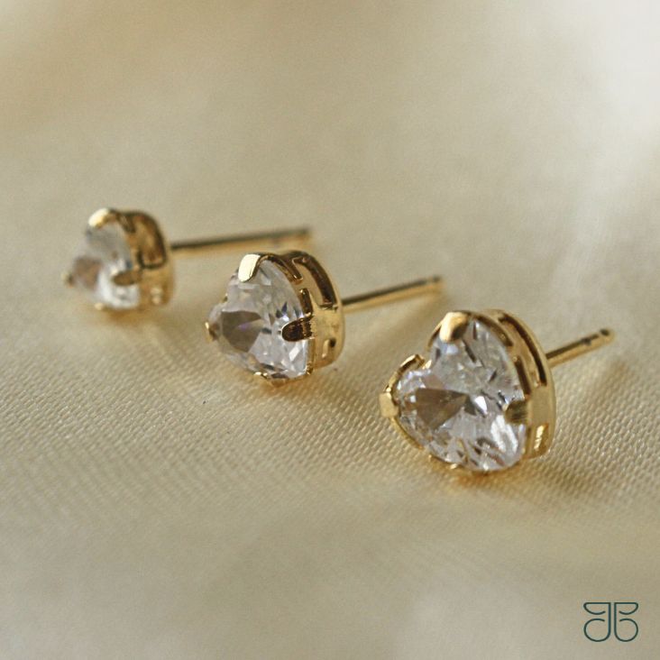 TRIO CORAÇÃO ZIRCÔNIA CAIXA ALTA