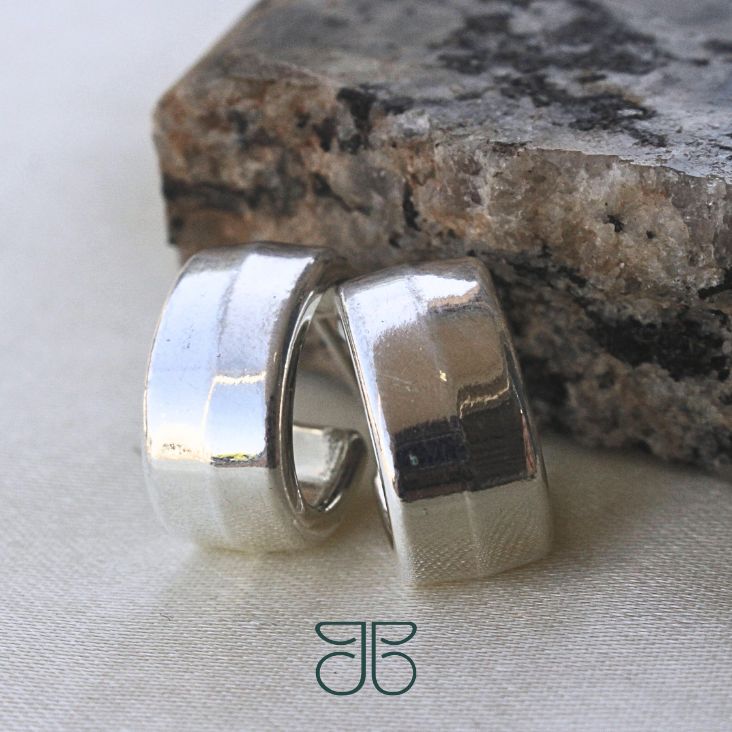 ARGOLA TUBO LAMINADA PRATA