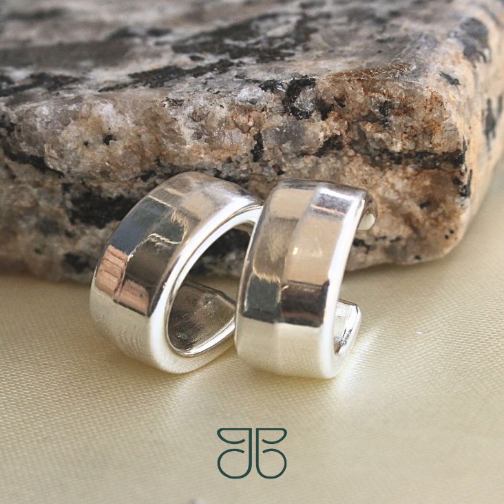 ARGOLA TUBO LAMINADA PRATA