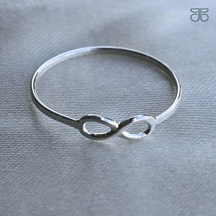 ANEL INFINITO FININHO PRATA