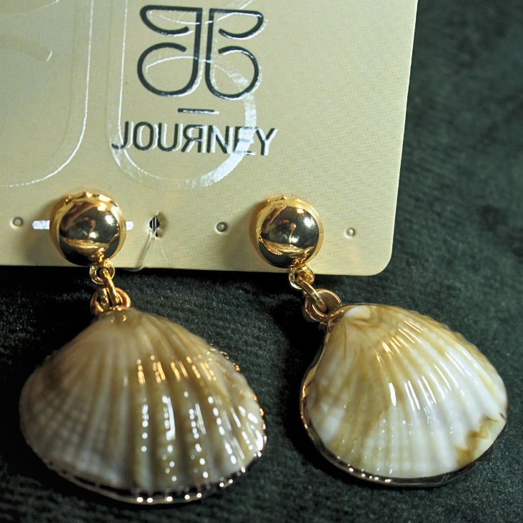 CONJUNTO PEROLA CONCHAS DO MAR