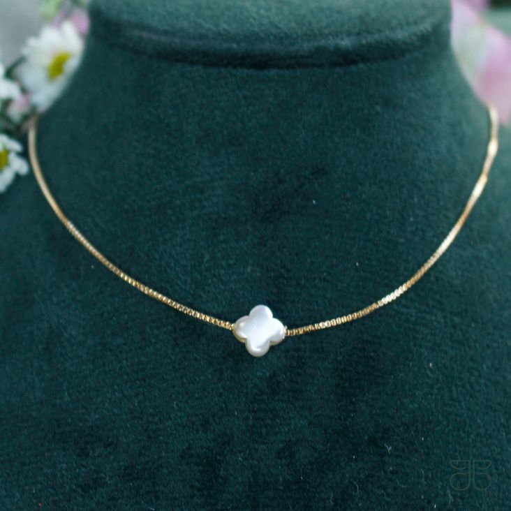 GARGANTILHA 1 TREVINHO PEROLA 45CM