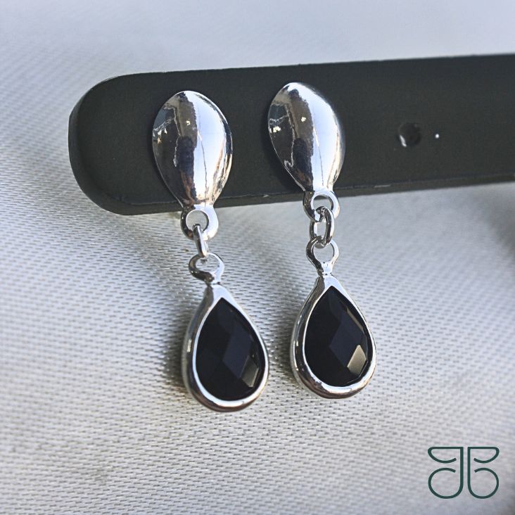 BRINCO GOTA PENDURADA CRISTAL COLORS