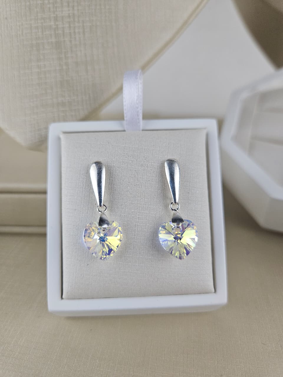 CONJUNTO CORAÇAO SWAROVSKI