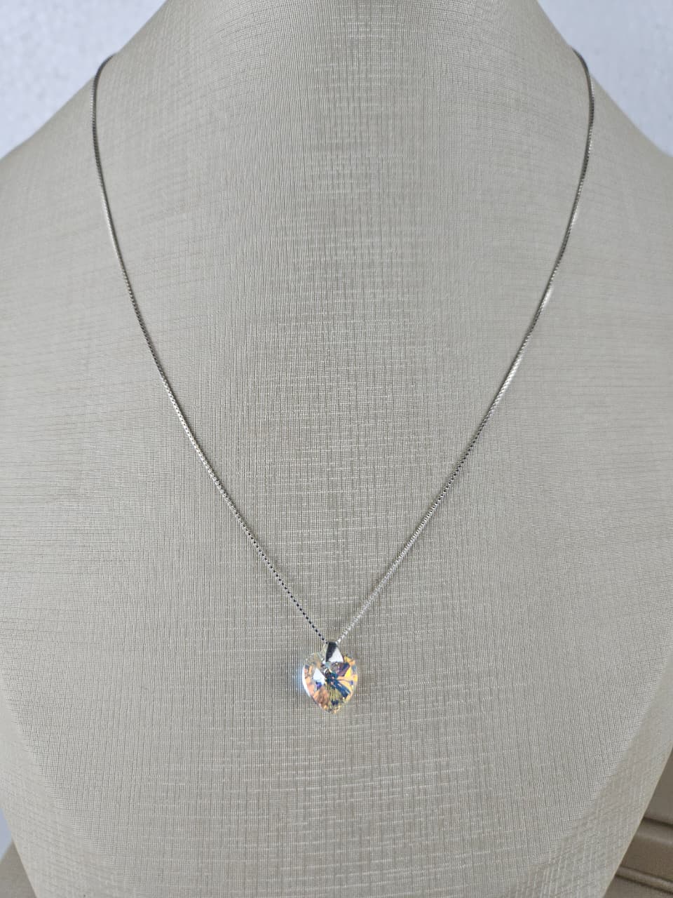 CONJUNTO CORAÇAO SWAROVSKI
