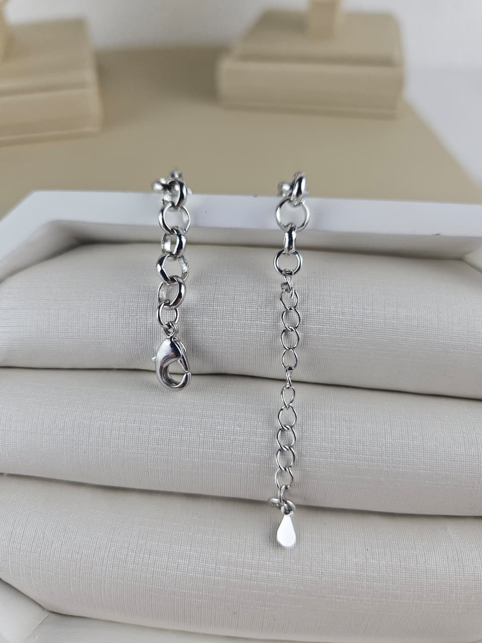 PULSEIRA BANHO DE RODIO ELO PORTUGUÊS