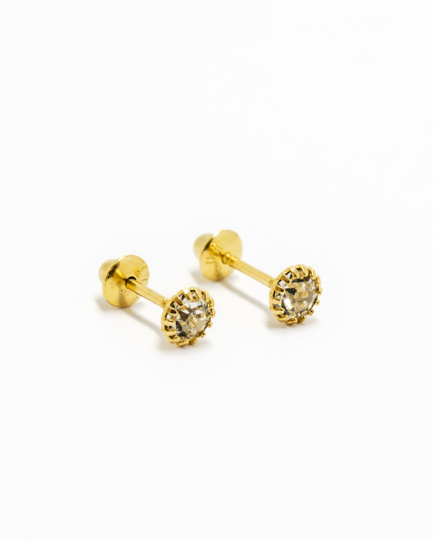 BRINCO PEDRA CRISTAL COM GARRAS TARRAXA BABY
