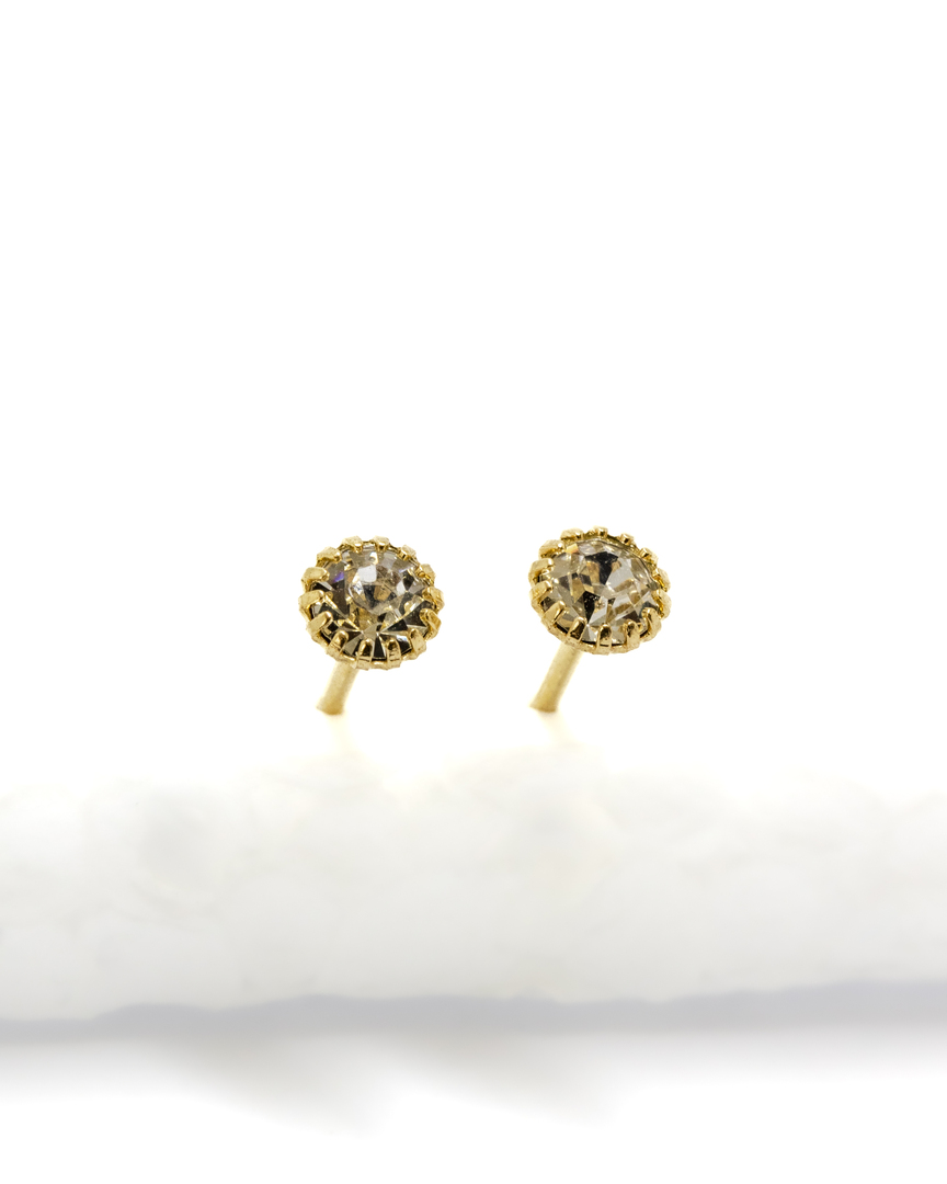 BRINCO PEDRA CRISTAL COM GARRAS TARRAXA BABY