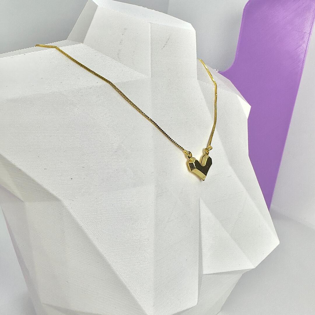 COLAR CORAÇÃO 3D CO1571 COLAR CORAÇÃO 3D CO1571