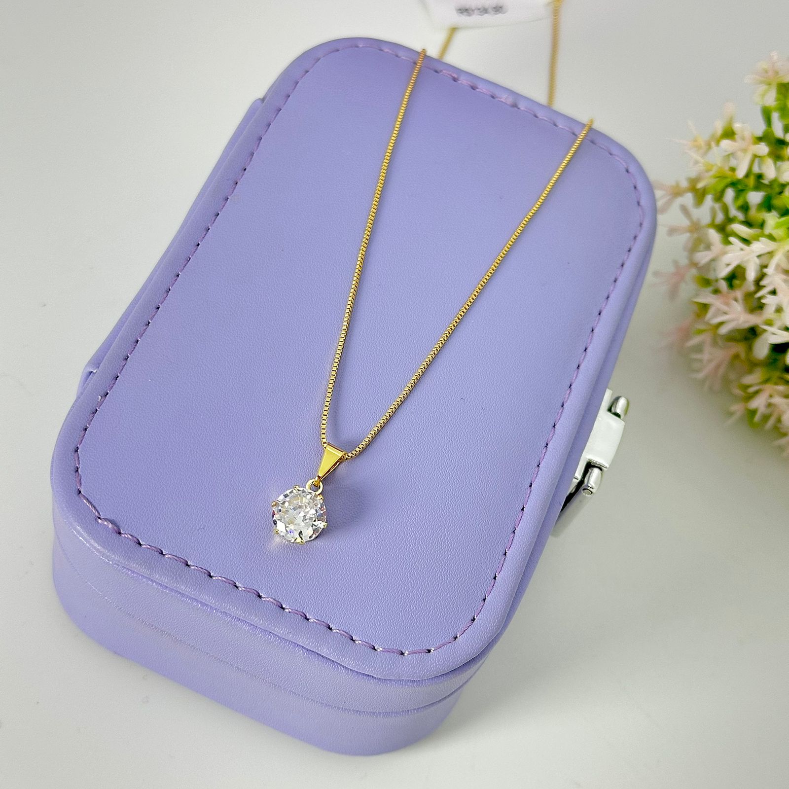 COLAR  PONTO DE LUZ GARRA REDONDO CO1576 COLAR  PONTO DE LUZ GARRA REDONDO CO1576