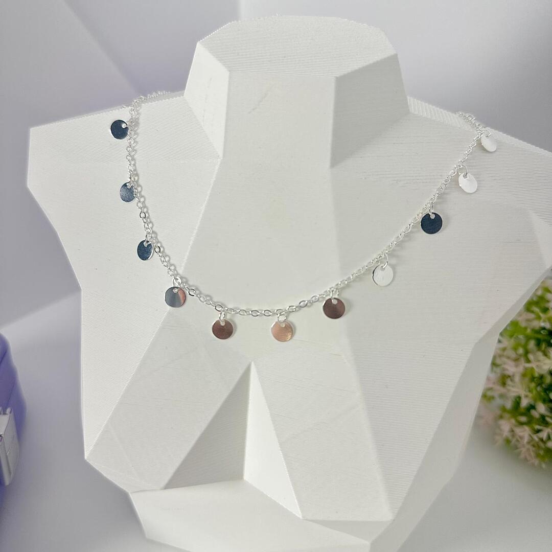 CHOKER DISQUINHOS REDONDOS CP1587