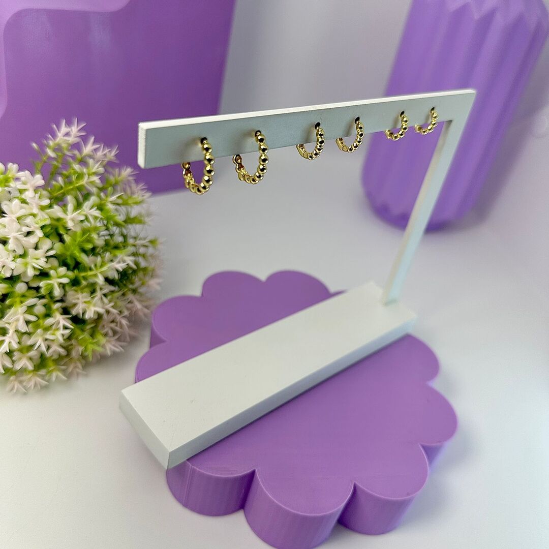 TRIO ARGOLAS BOLINHAS BO1588 TRIO ARGOLAS BOLINHAS BO1588