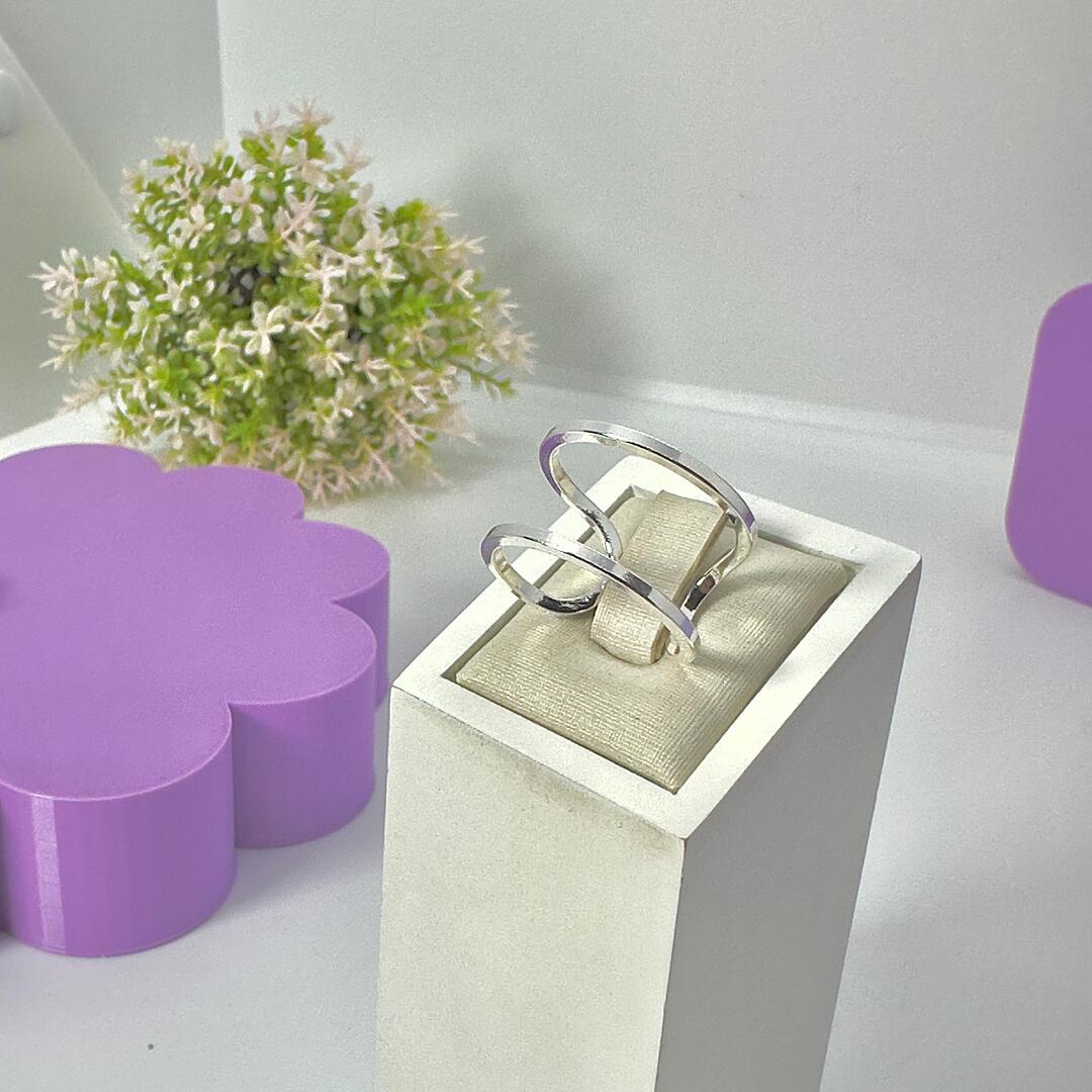 ANEL DUAS VOLTAS FIO QUADRADO REGULÁVEL AP1602 ANEL DUAS VOLTAS FIO QUADRADO REGULÁVEL AP1602