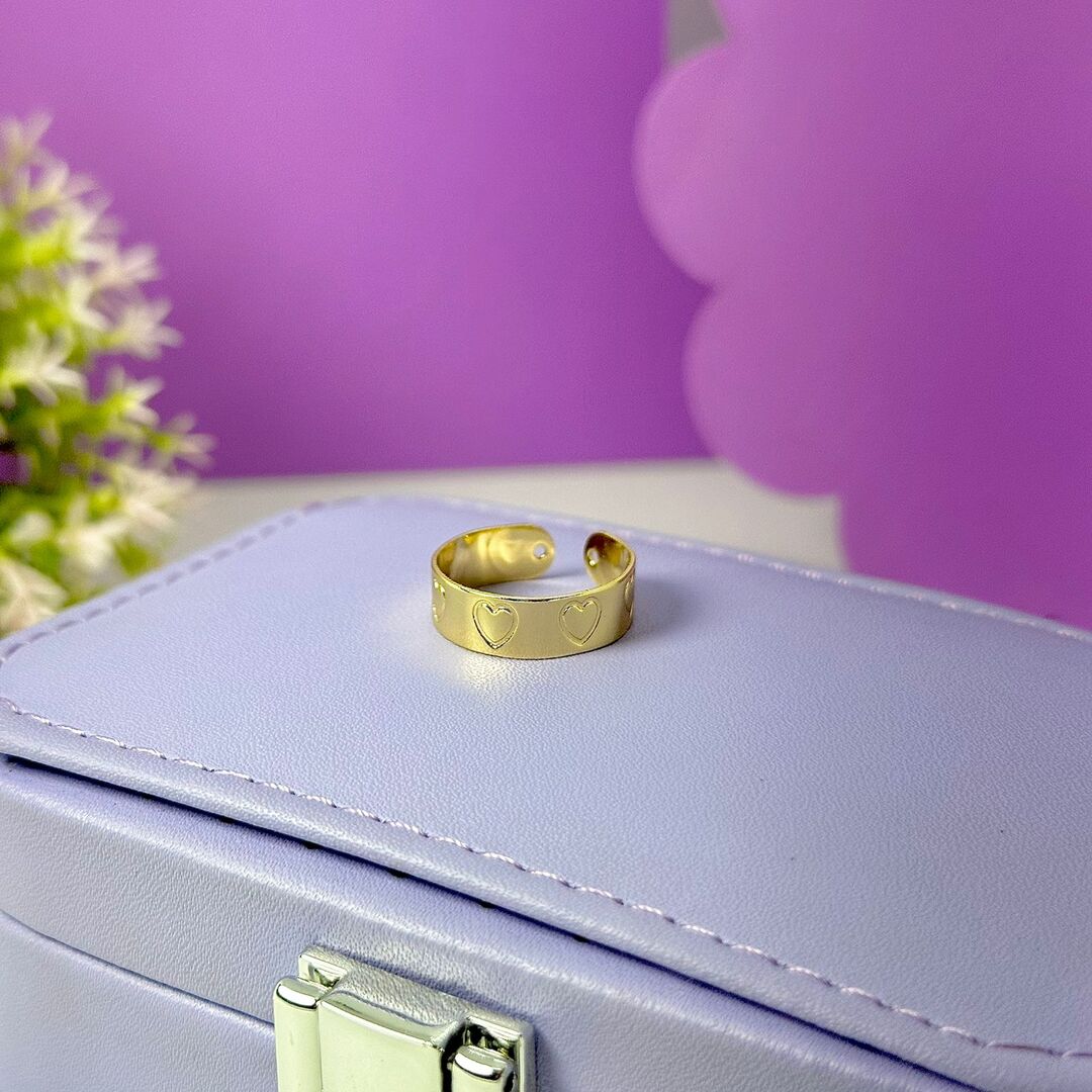 ANEL CHAPA CORAÇÕES REGULÁVEL AO1606 ANEL CHAPA CORAÇÕES REGULÁVEL AO1606