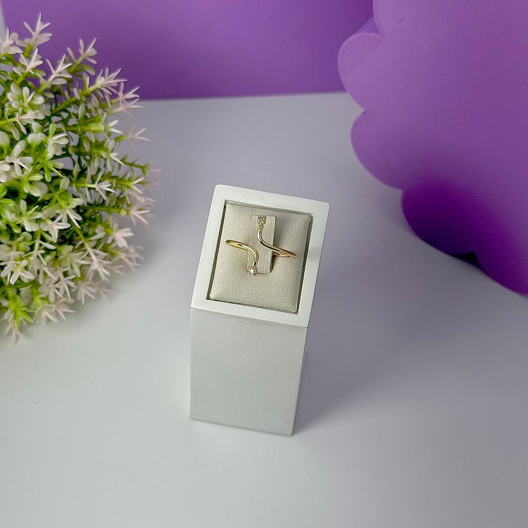 ANEL DUAS PONTAS COM PONTO DE LUZ REGULÁVEL AO1622 ANEL DUAS PONTAS COM PONTO DE LUZ REGULÁVEL AO1622