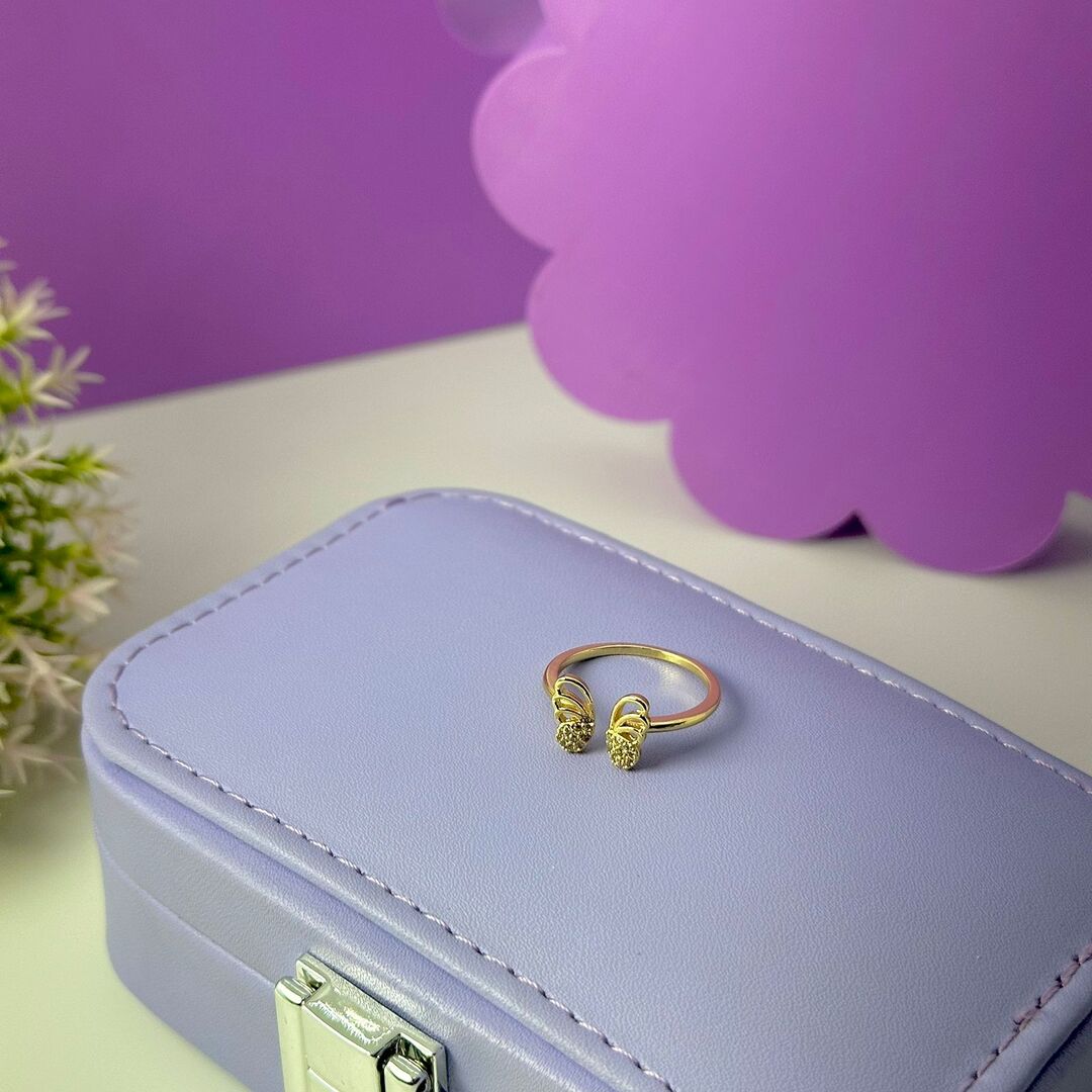 ANEL BELA BORBOLETA REGULÁVEL AO1623 ANEL BELA BORBOLETA REGULÁVEL AO1623