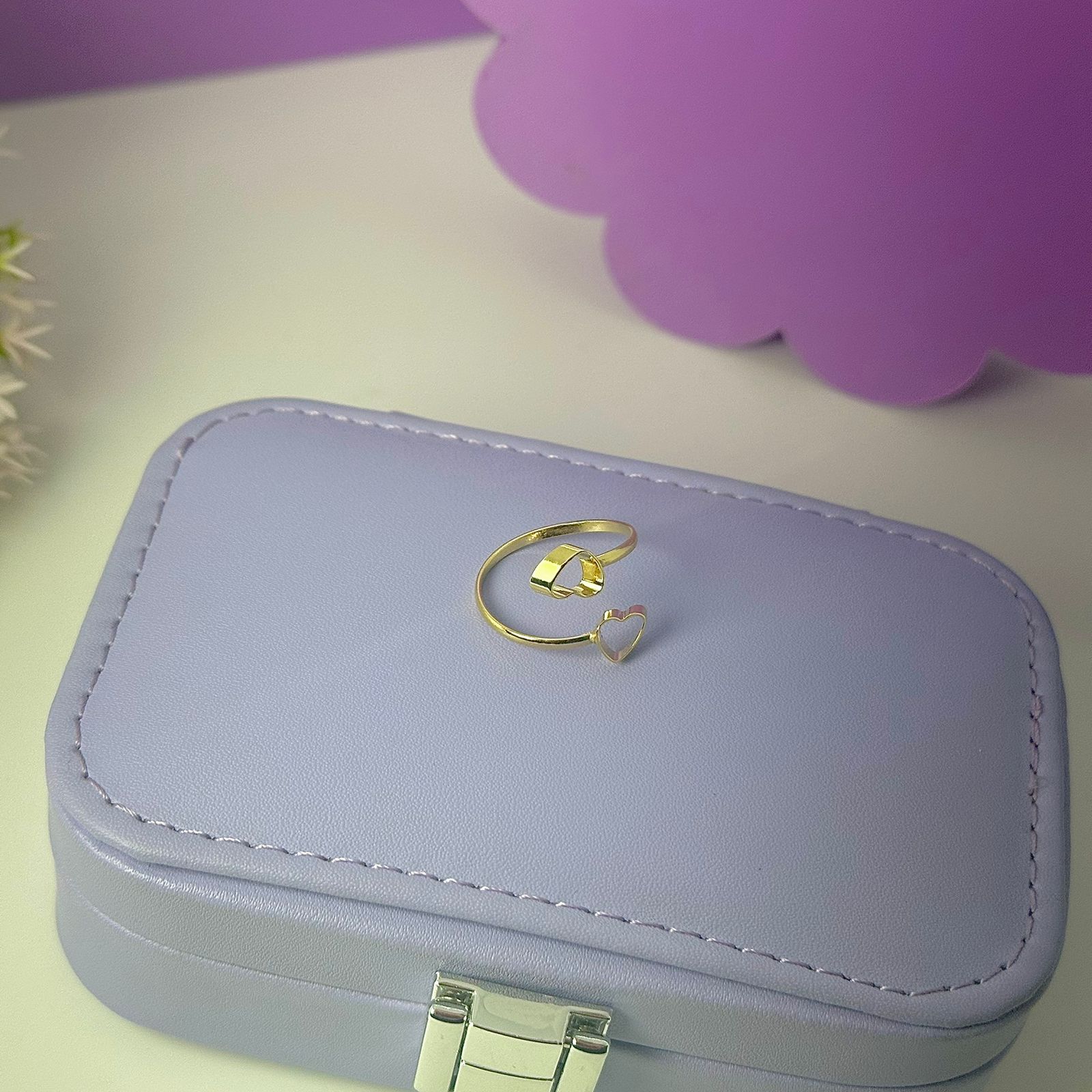 ANEL 2 CORAÇÕES 3D REGULÁVEL AO1627 ANEL 2 CORAÇÕES 3D REGULÁVEL AO1627