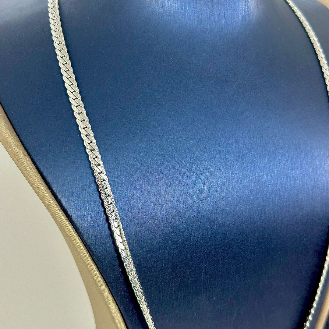 COLAR TRANÇANDO DETALHES (5MM) 60CM AÇO 316L CS1639