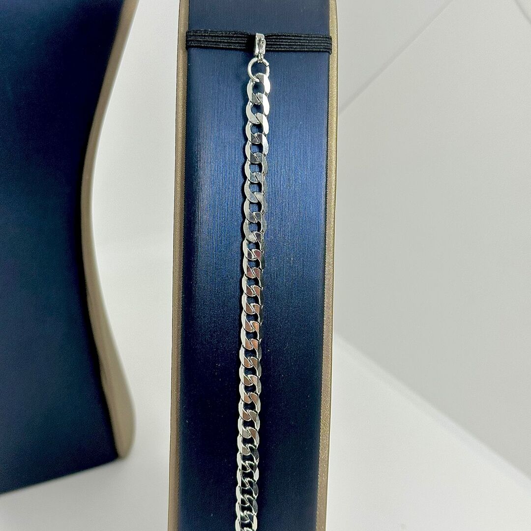 PULSEIRA ELO GRUMET DIAMANTADO AÇO 316L PS1640