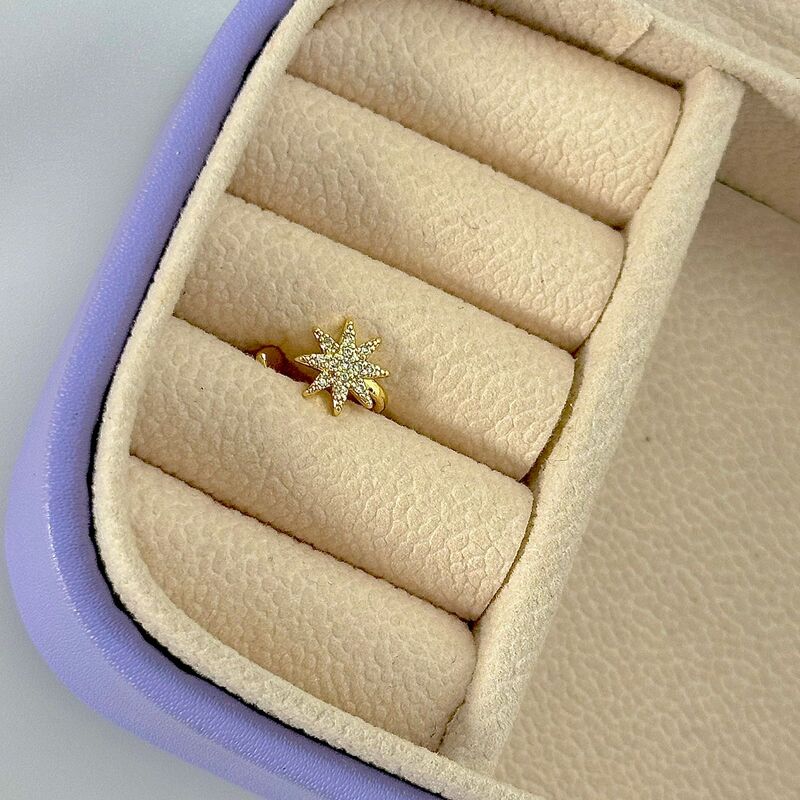 PIERCING FAKE ESTRELA CADENTE CRAVEJADO PFO1662