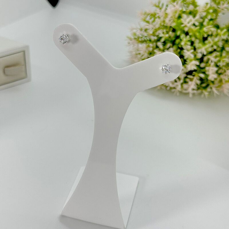 BRINCO PONTO DE LUZ PEDRA QUADRADA 4MM BP1670 BRINCO PONTO DE LUZ PEDRA QUADRADA 4MM BP1670