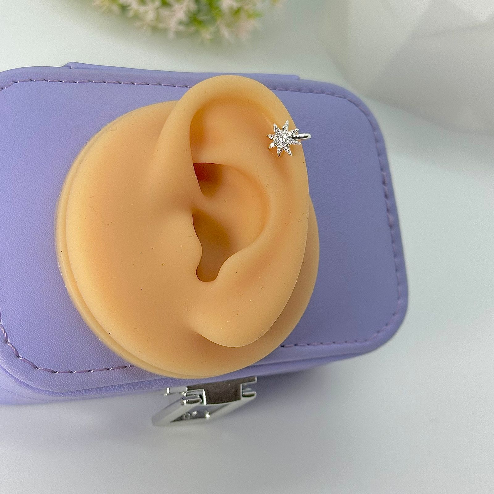 PIERCING FAKE ESTRELA CADENTE CRAVEJADO PFP1680 PIERCING FAKE ESTRELA CADENTE CRAVEJADO PFP1680