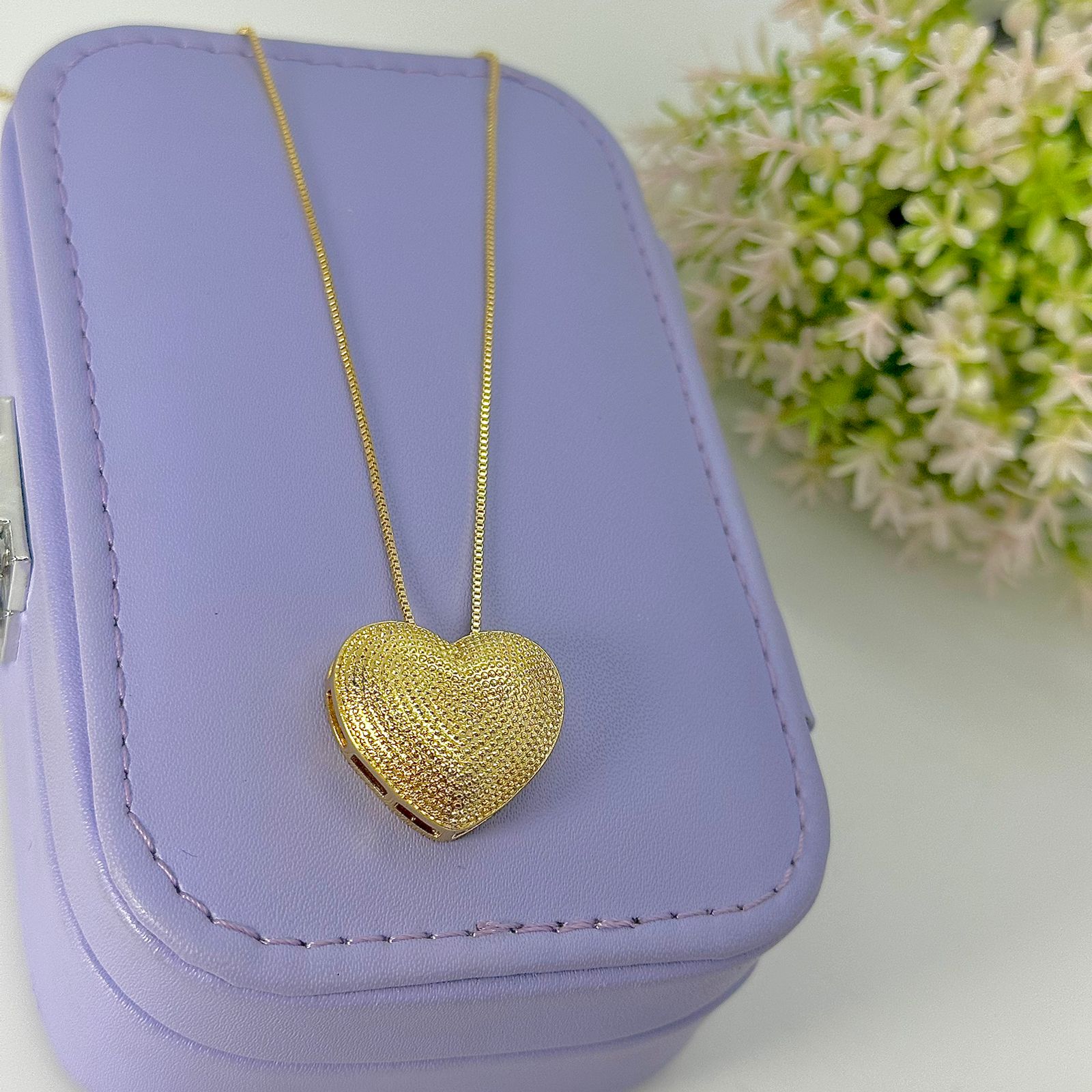 COLAR CORAÇÃO LUXO CO1685 COLAR CORAÇÃO LUXO CO1685