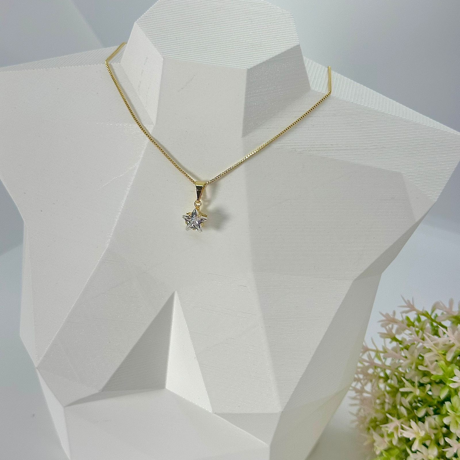 COLAR PONTO DE LUZ ESTRELA CO1687 COLAR PONTO DE LUZ ESTRELA CO1687