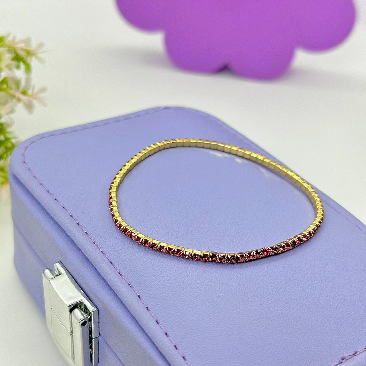 PULSEIRA STRASS PINK PP1717 PULSEIRA STRASS PINK PP1717