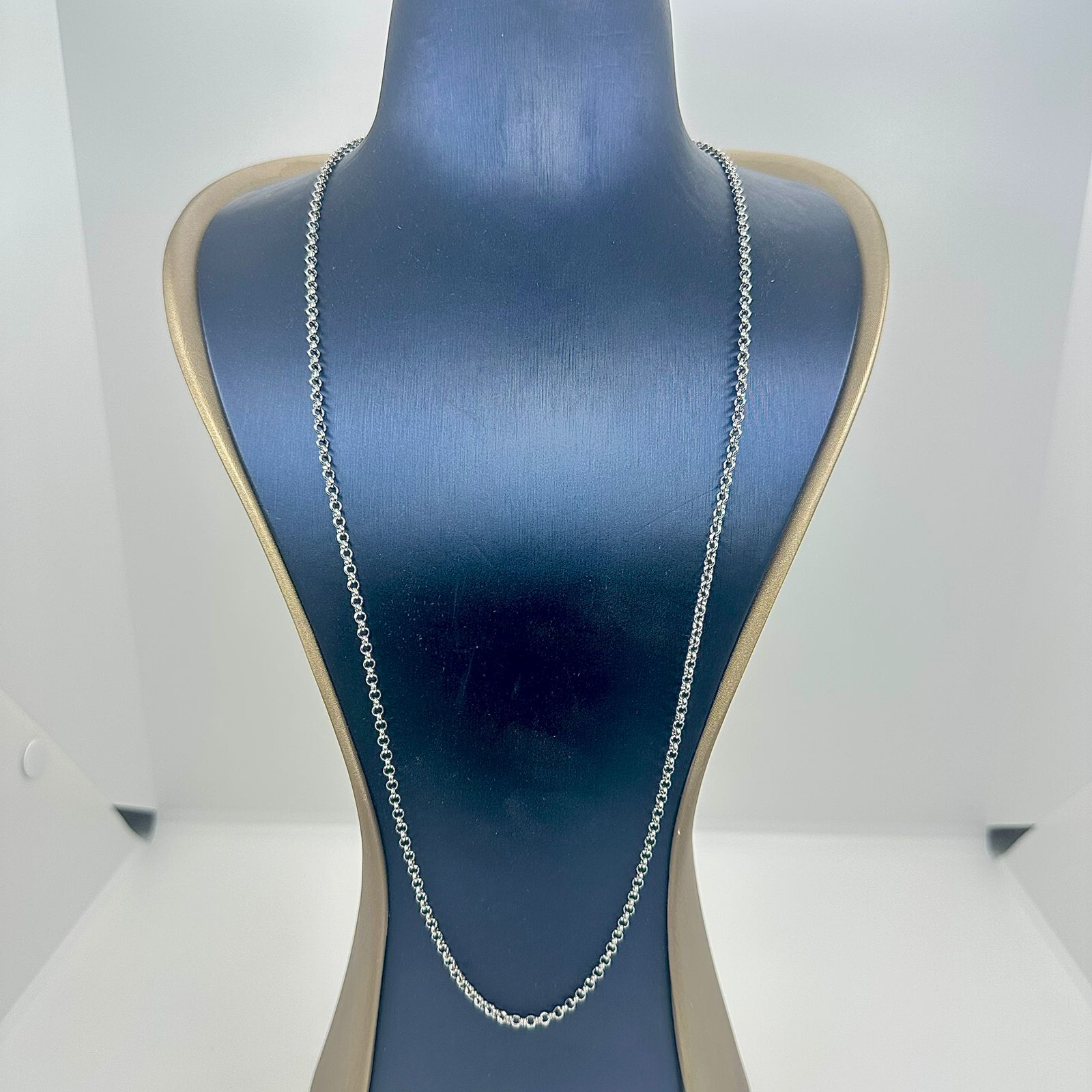 COLAR ELOS REDONDOS 70CM AÇO 316L CS1846