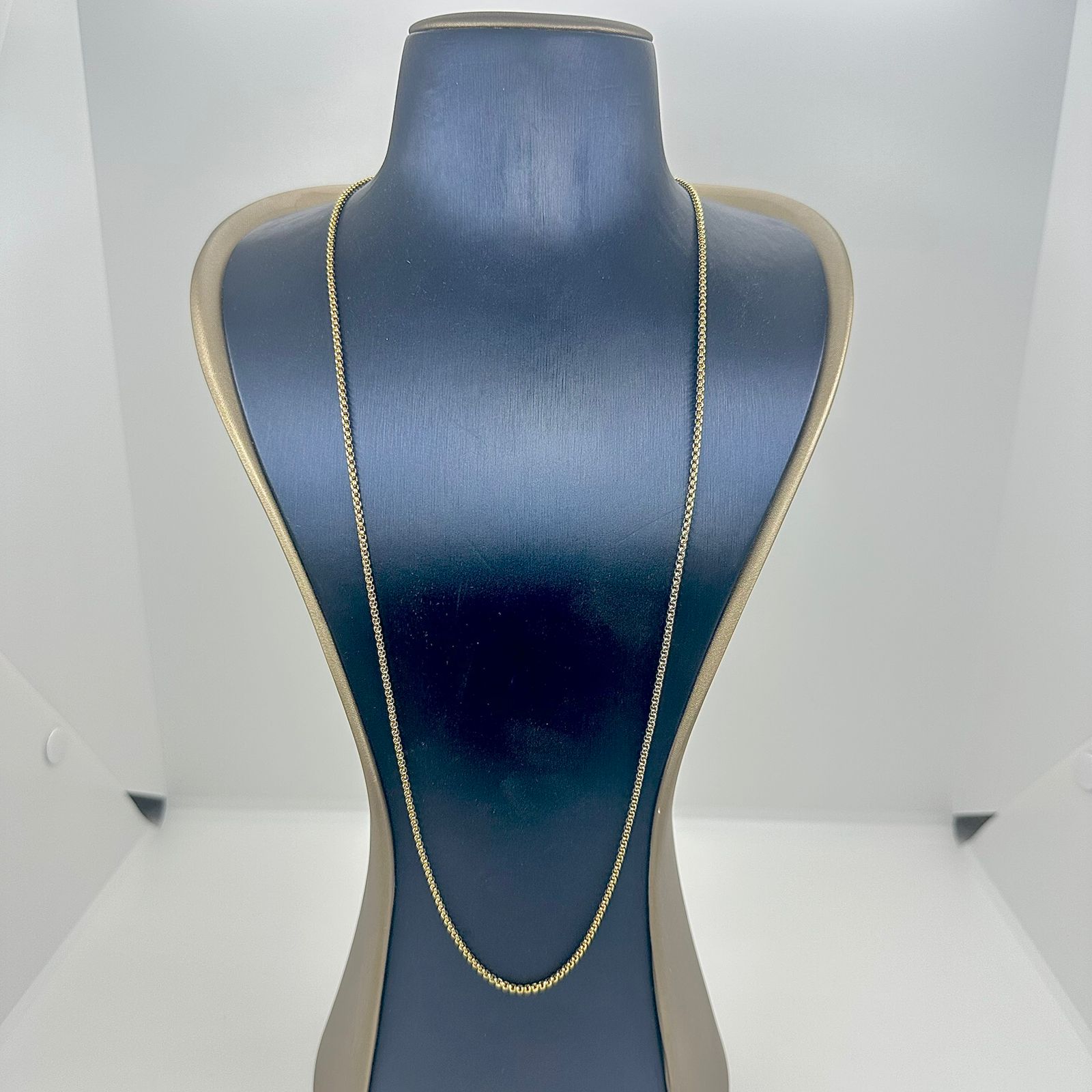 COLAR ELO PIPOCA FINO 70CM AÇO 316L CSO1849