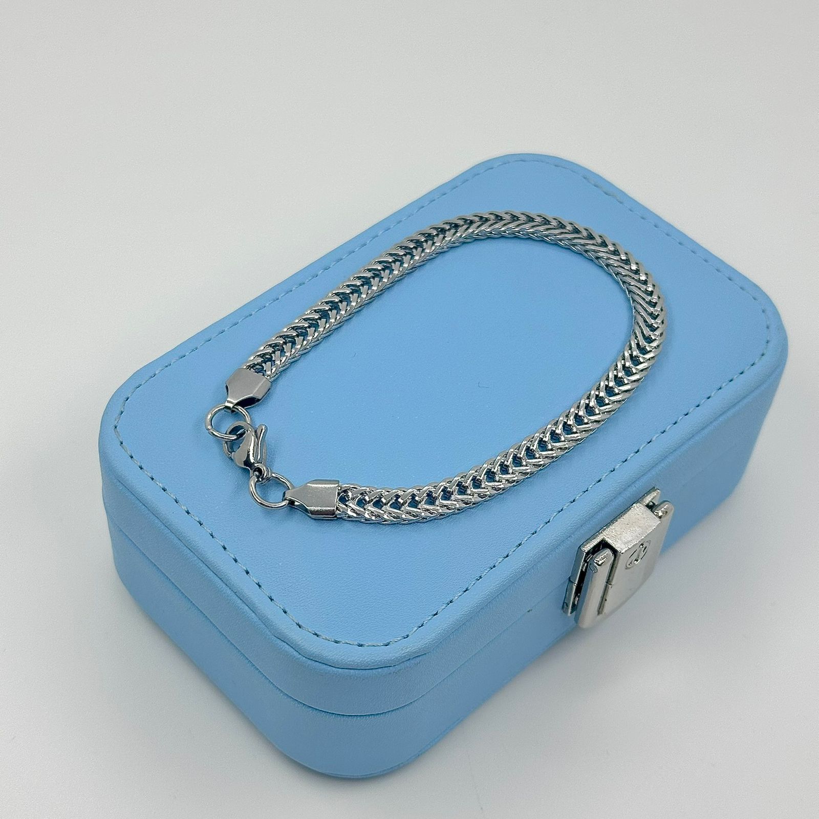 PULSEIRA TRANÇADA 3D AÇO 316L PS1863