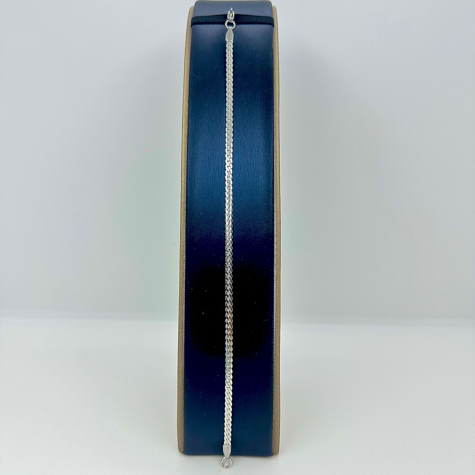 PULSEIRA TRANÇADA 4MM AÇO 316L PS1871