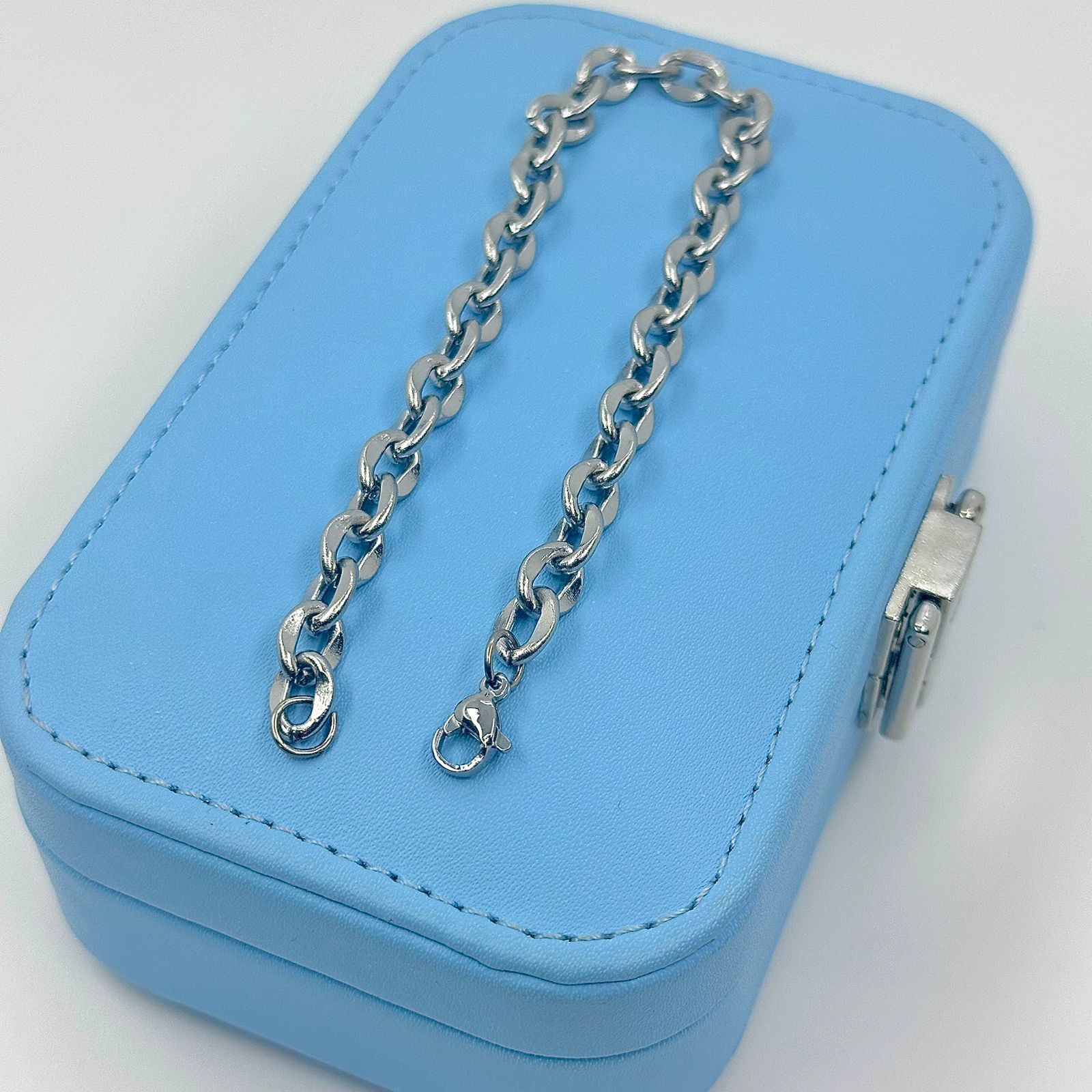 PULSEIRA CORRENTE ELOS ARREDONDADOS AÇO 316L PS1886