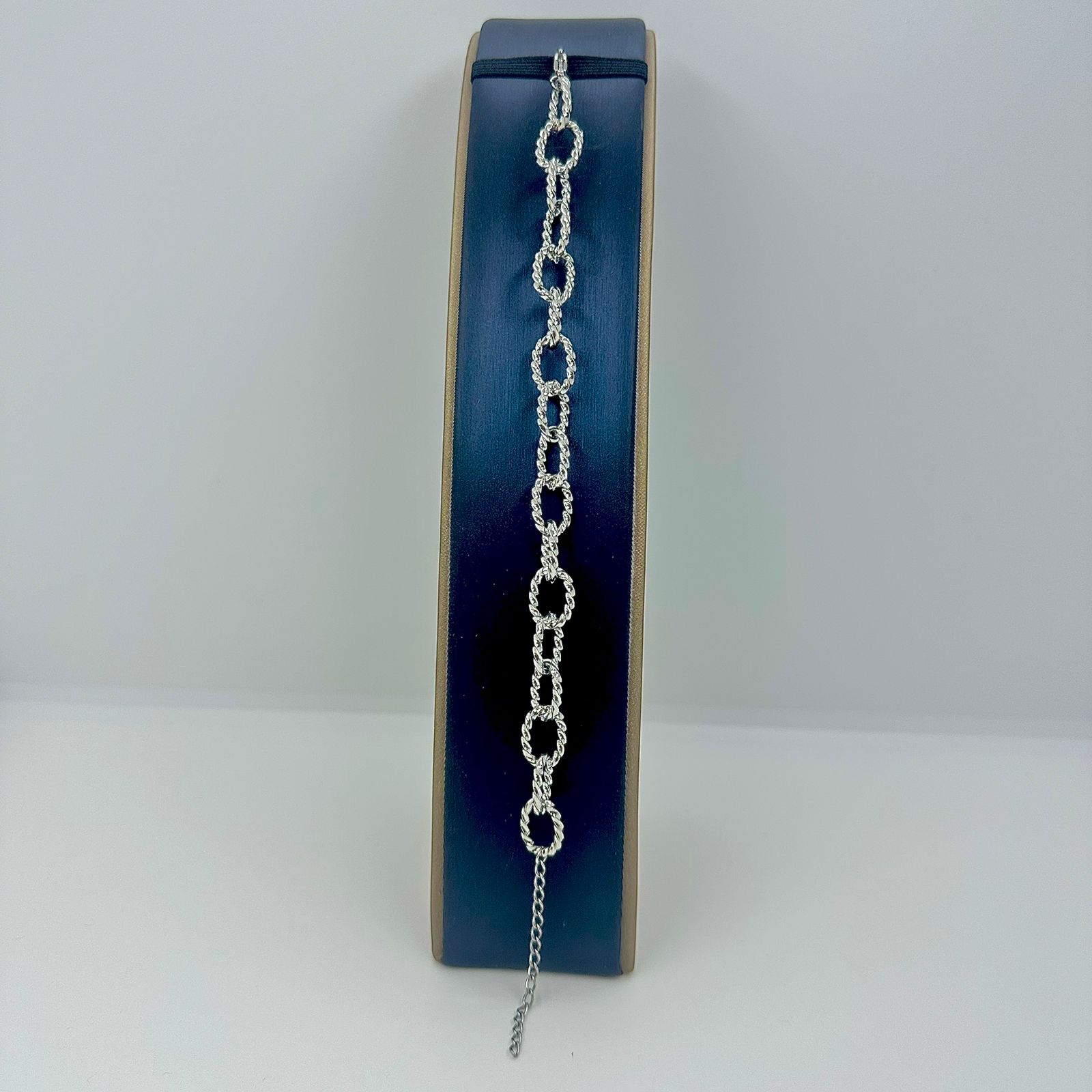 PULSEIRA ELOS CIRCULOS TORCIDOS AÇO 316L PS1892