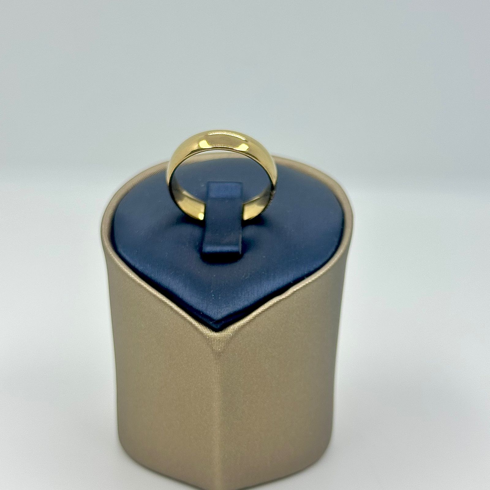 ALIANÇA LISA ABAULADA 7MM AÇO 316L AOS1907